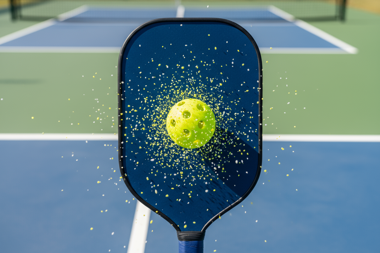 take center line on court away make sure it looks like a regular pickleball