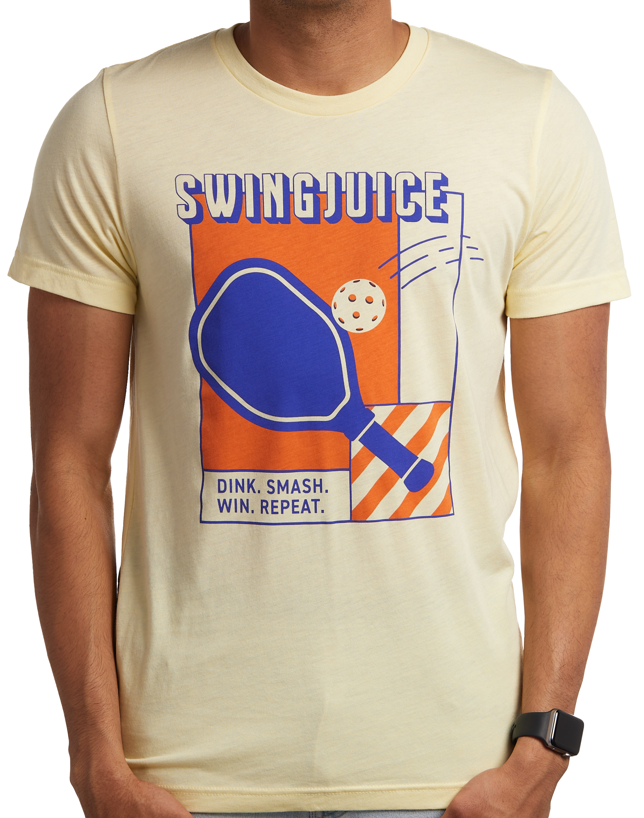 Pickleball Dink Smash Win Repeat Unisex T-Shirt - Final Sale