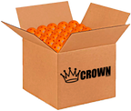 CROWN PICKLEBALL - High-Performance INDOOR Pickleballs (3-PACK TANGERINE)