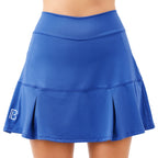PB Drop Pleat Skort Navy with Double Bounce