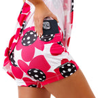 PB Drop Pleat Skort Poppy
