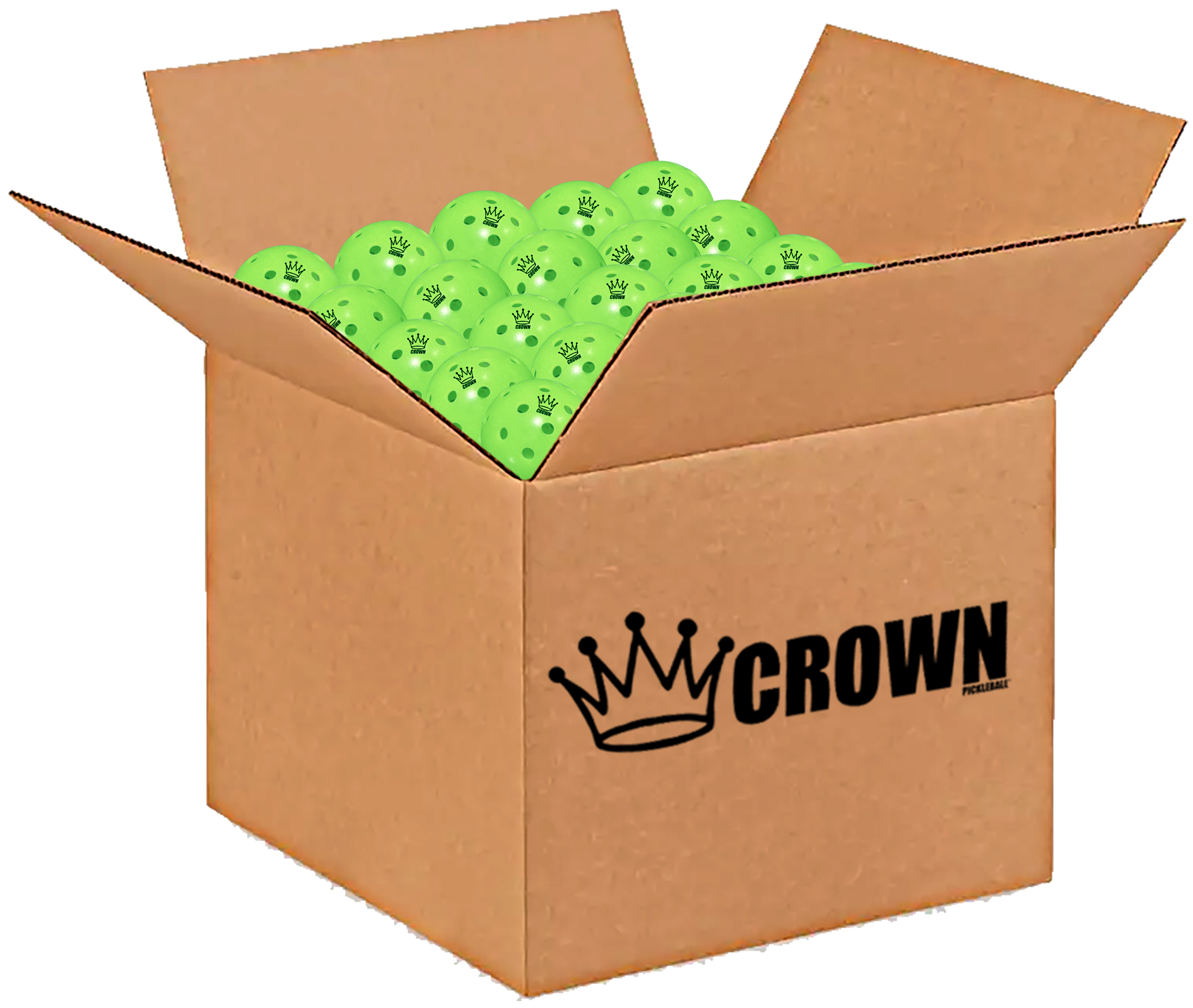 CROWN PICKLEBALL - High-Performance OUTDOOR Pickleballs (3-PACK COLD)
