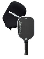 Monger 16mm Carbon Power Pro Thermoformed Gen 2 T700 Toray Carbon Fiber 16mm Pickleball Paddle White “Free Cover”