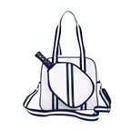 Pickleball Bags White & Navy Blue