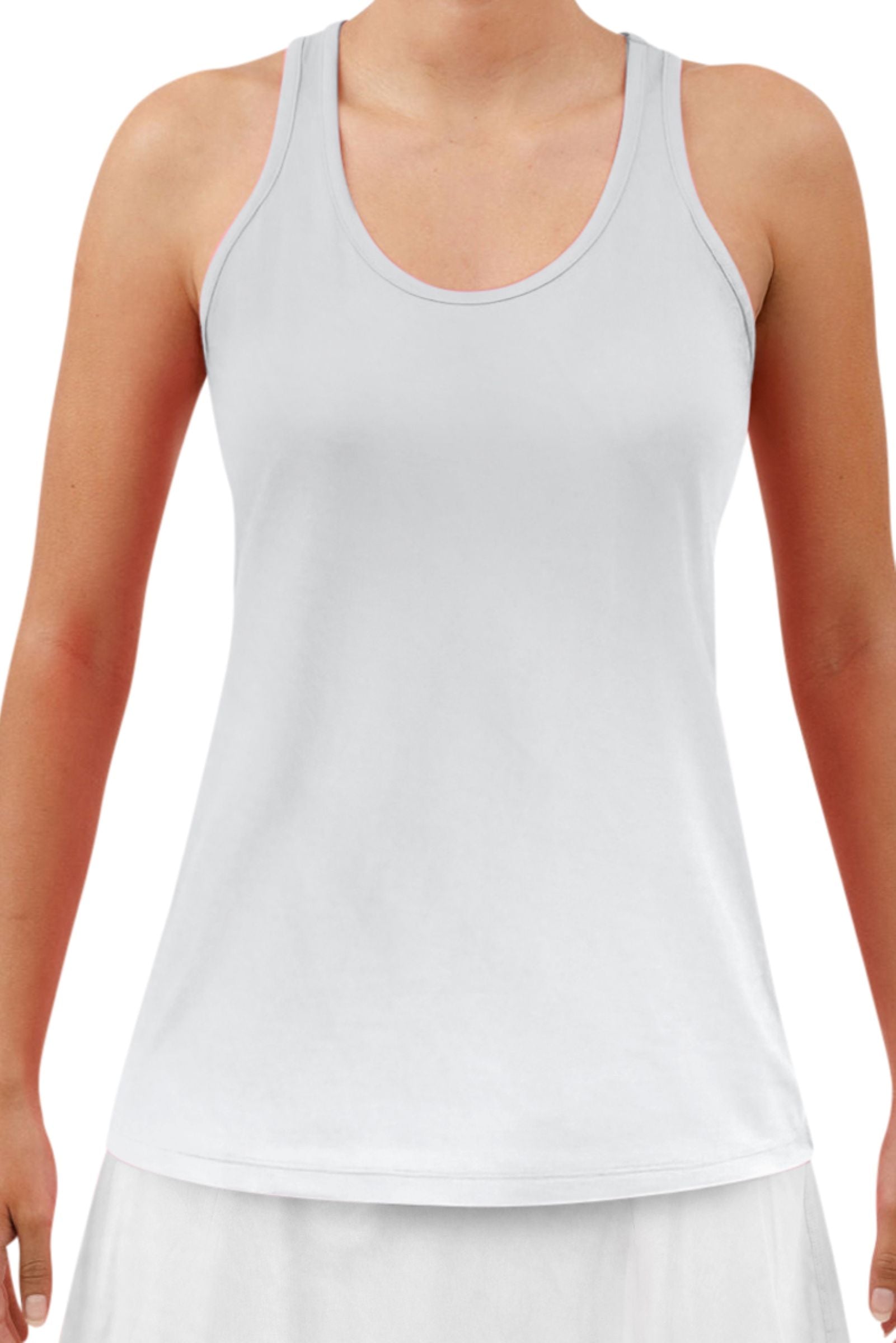 PB Racerback Tank White