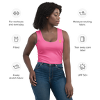 CROWN PICKLEBALL - Women's Corona Crop-top (Pink)