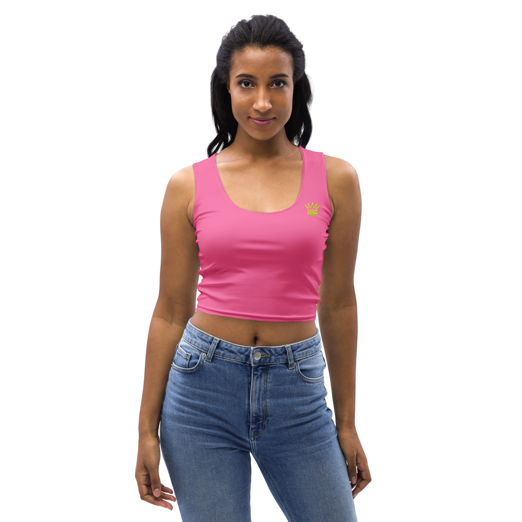 CROWN PICKLEBALL - Women's Corona Crop-top (Pink)