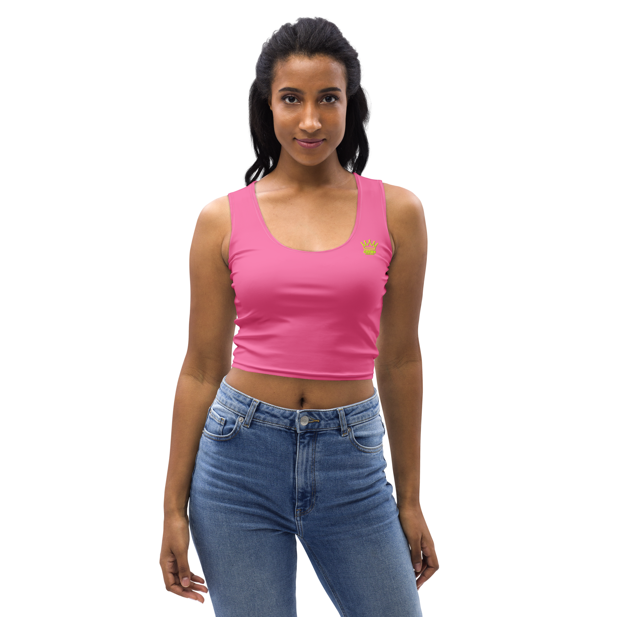 CROWN PICKLEBALL - Women's Corona Crop-top (Pink)