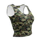 CROWN PICKLEBALL - Women's Corona Crop-top (Camo)