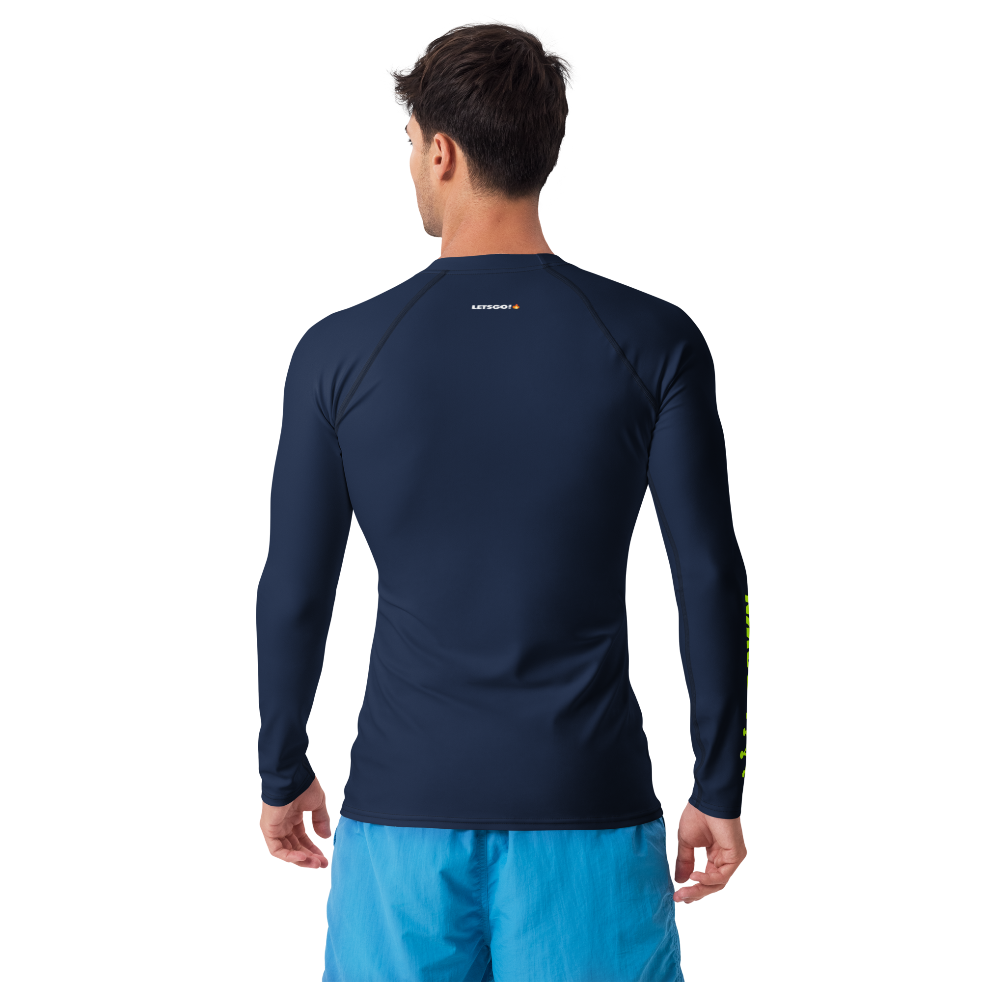 CROWN PICKLEBALL - Men's Tourney Sleeve Shirt (Navy)