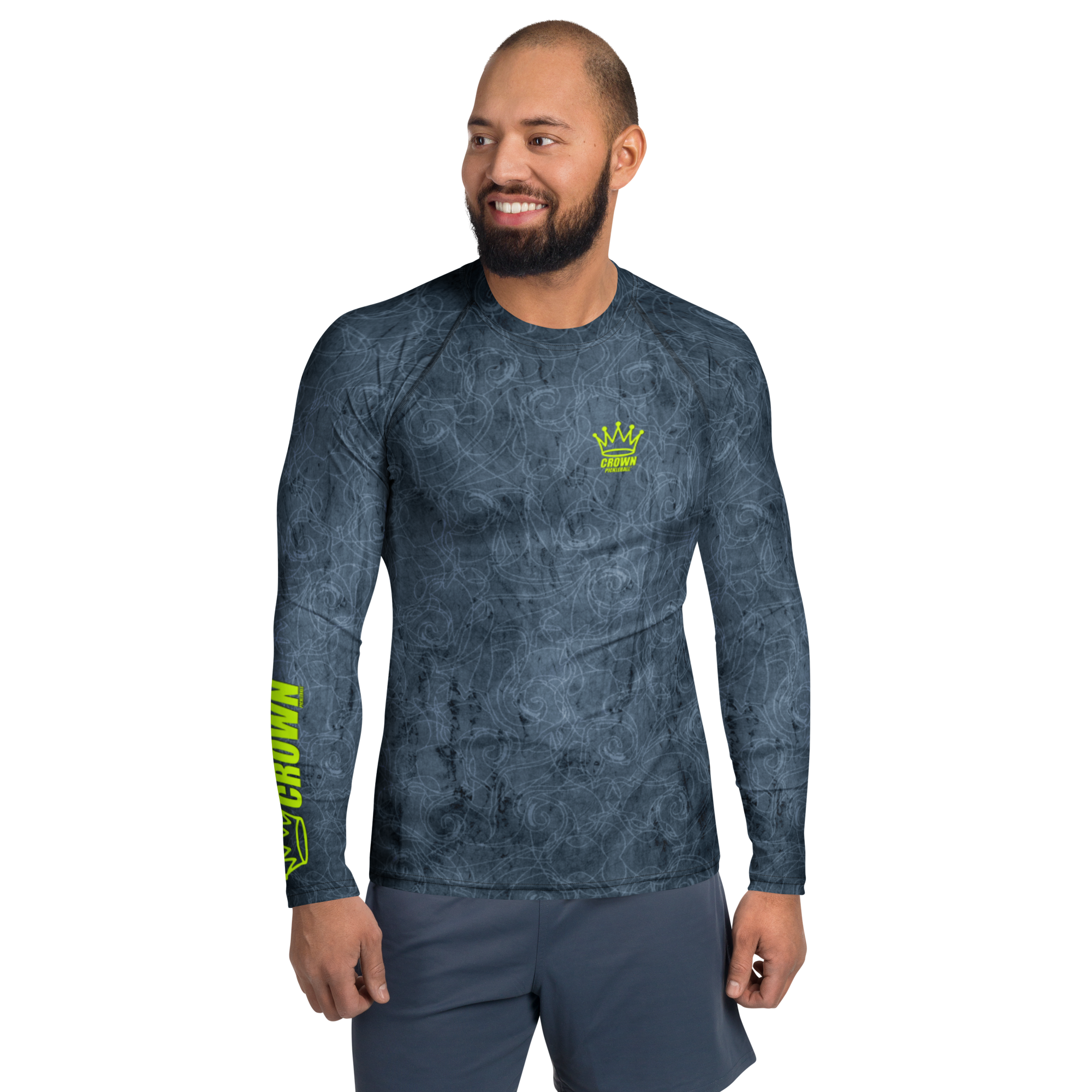 CROWN PICKLEBALL - Men's Tourney Sleeve Shirt (Mist)