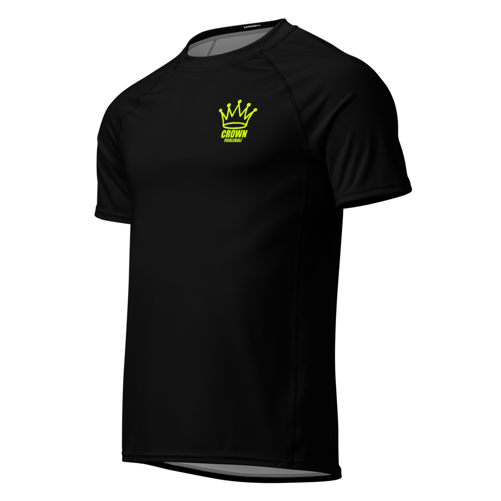 CROWN PICKLEBALL - Men's Tourney Shirt (Black)