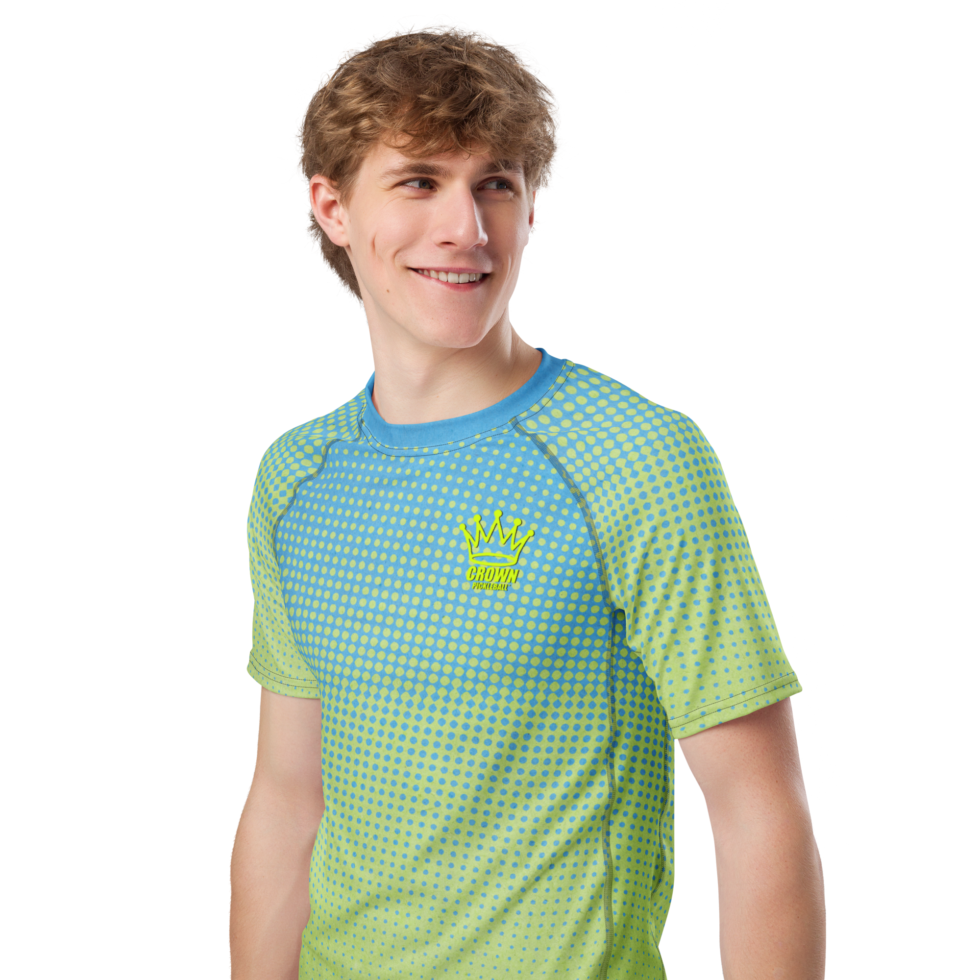 CROWN PICKLEBALL - Men's Tourney Shirt (Sea)