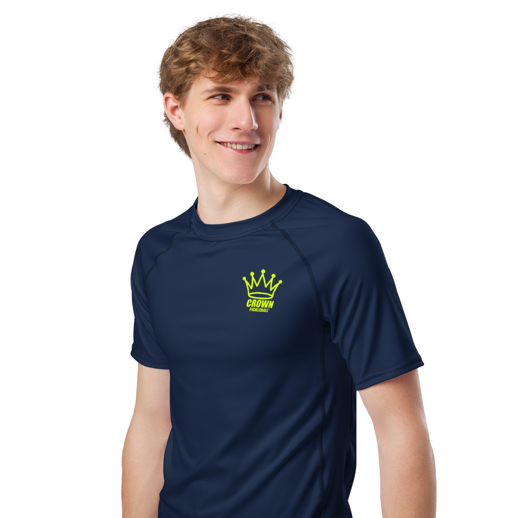 CROWN PICKLEBALL - Men's Tourney Shirt (Navy)