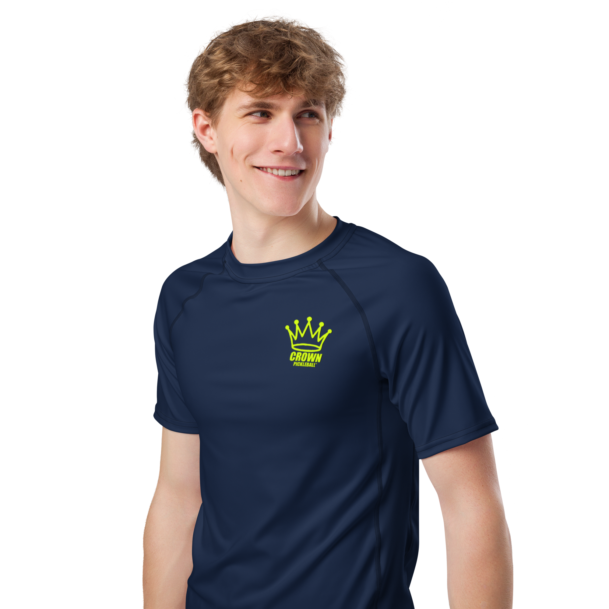 CROWN PICKLEBALL - Men's Tourney Shirt (Navy)