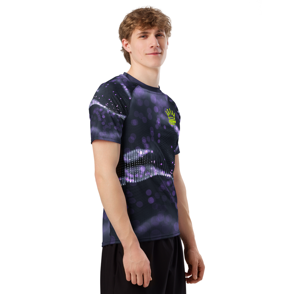 CROWN PICKLEBALL - Men's Tourney Shirt (Purple)
