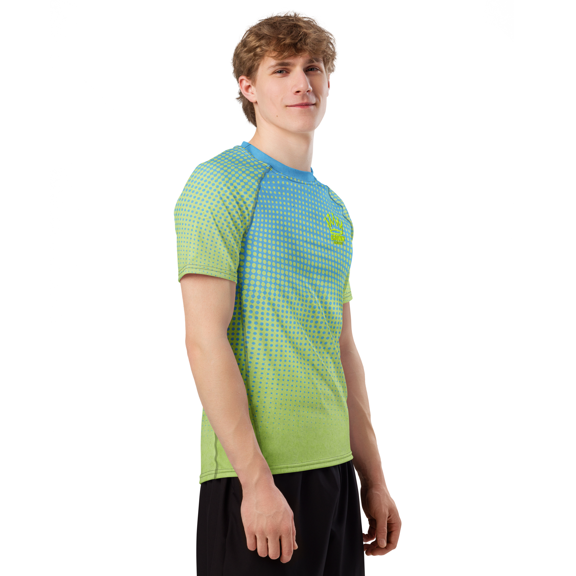 CROWN PICKLEBALL - Men's Tourney Shirt (Sea)