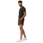 CROWN PICKLEBALL - Logo Pattern Short (Burgundy)