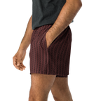 CROWN PICKLEBALL - Logo Pattern Short (Burgundy)
