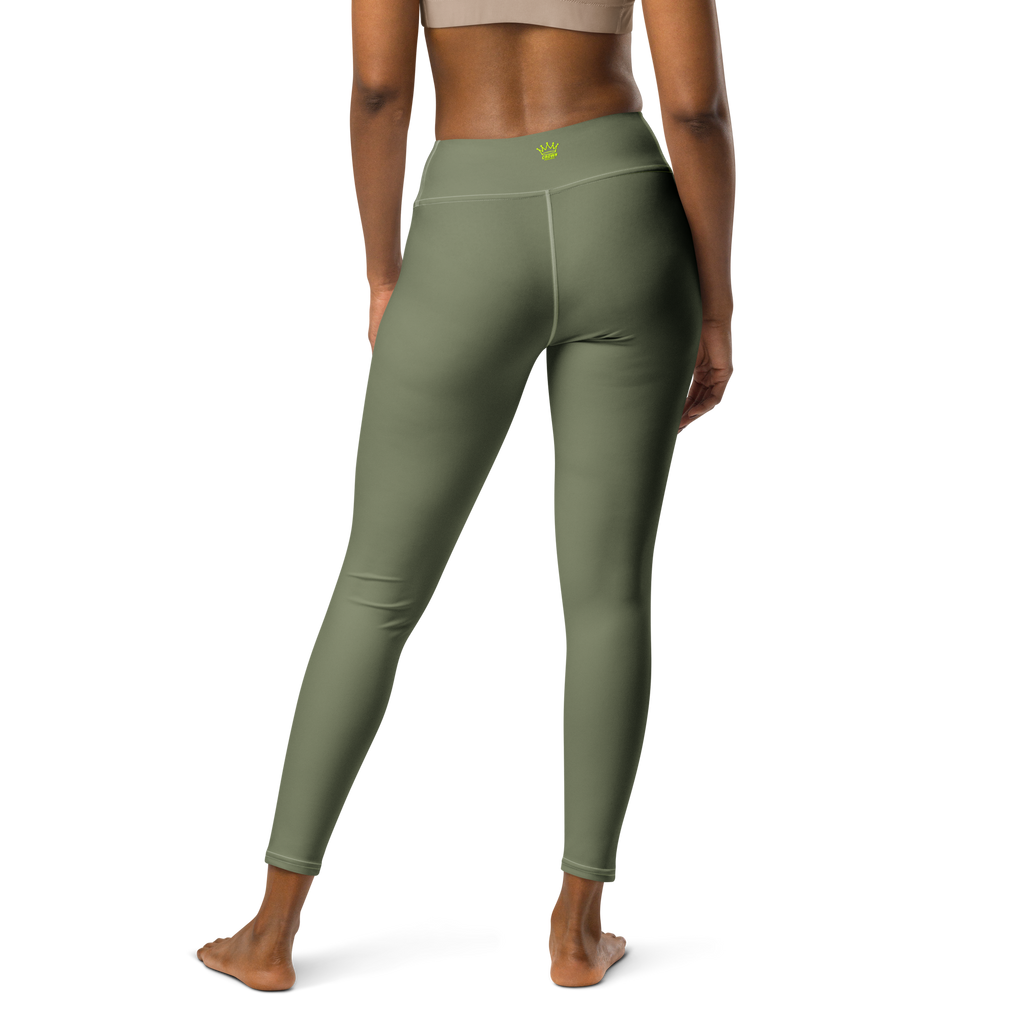 CROWN PICKLEBALL - High-performance Leggings (Olive)