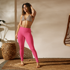CROWN PICKLEBALL -  High-performance Leggings (Pink)
