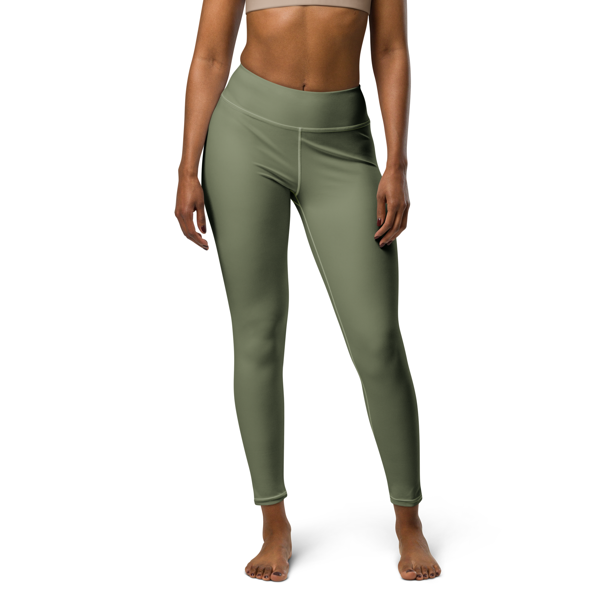 CROWN PICKLEBALL - High-performance Leggings (Olive)