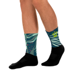 CROWN PICKLEBALL - Tropical Socks (Green)
