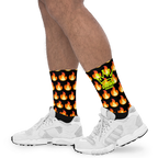 CROWN PICKLEBALL - Flame Socks (Black)