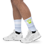 CROWN PICKLEBALL - Horizontal Stripes Socks (Grey)