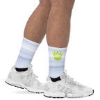 CROWN PICKLEBALL - Horizontal Stripes Socks (Grey)
