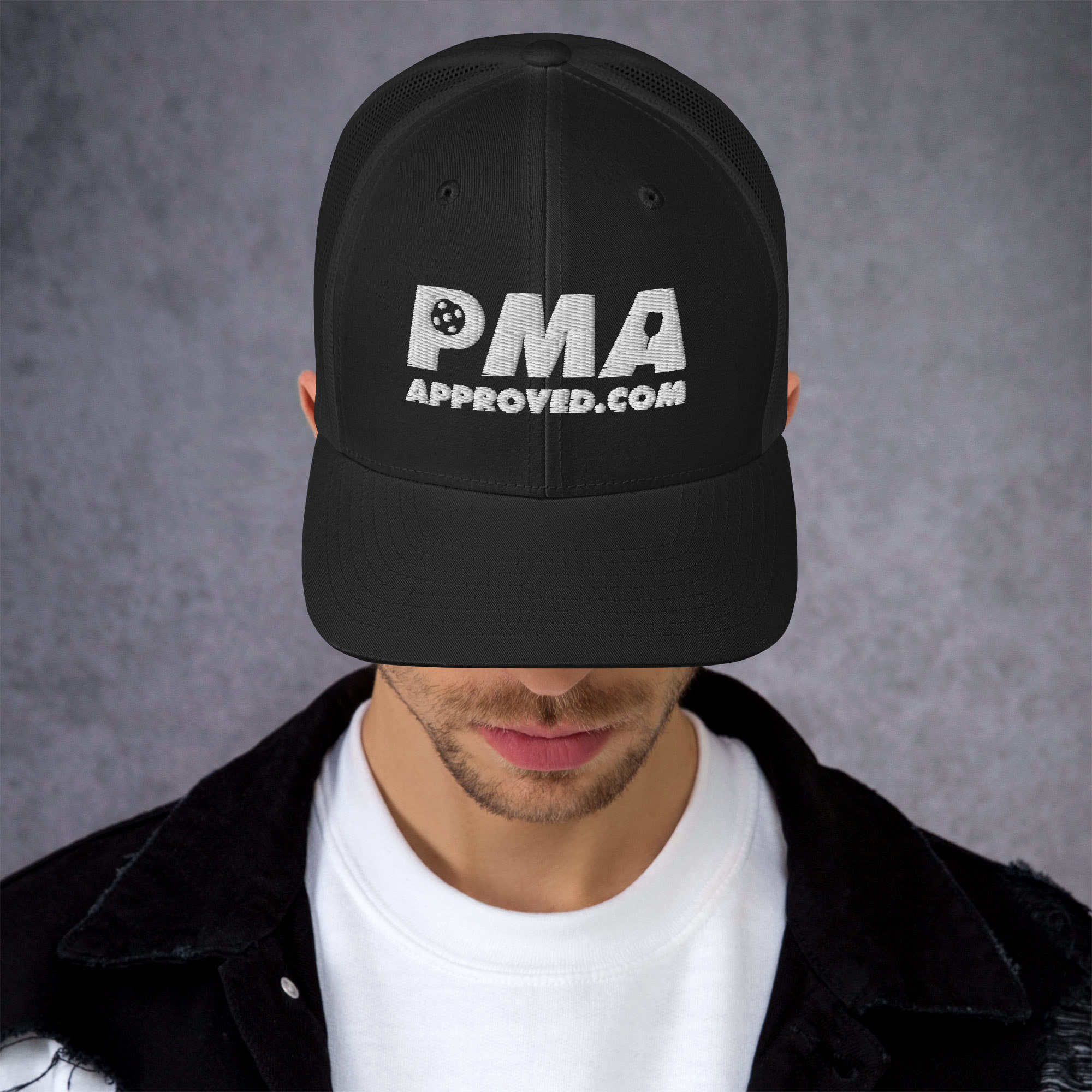 PICKLEBALL MANUFACTURERS ASSOCIATION - Vintage Trucker Hat (Black)