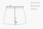 CROWN PICKLEBALL - Logo Pattern Short (Wedgewood)