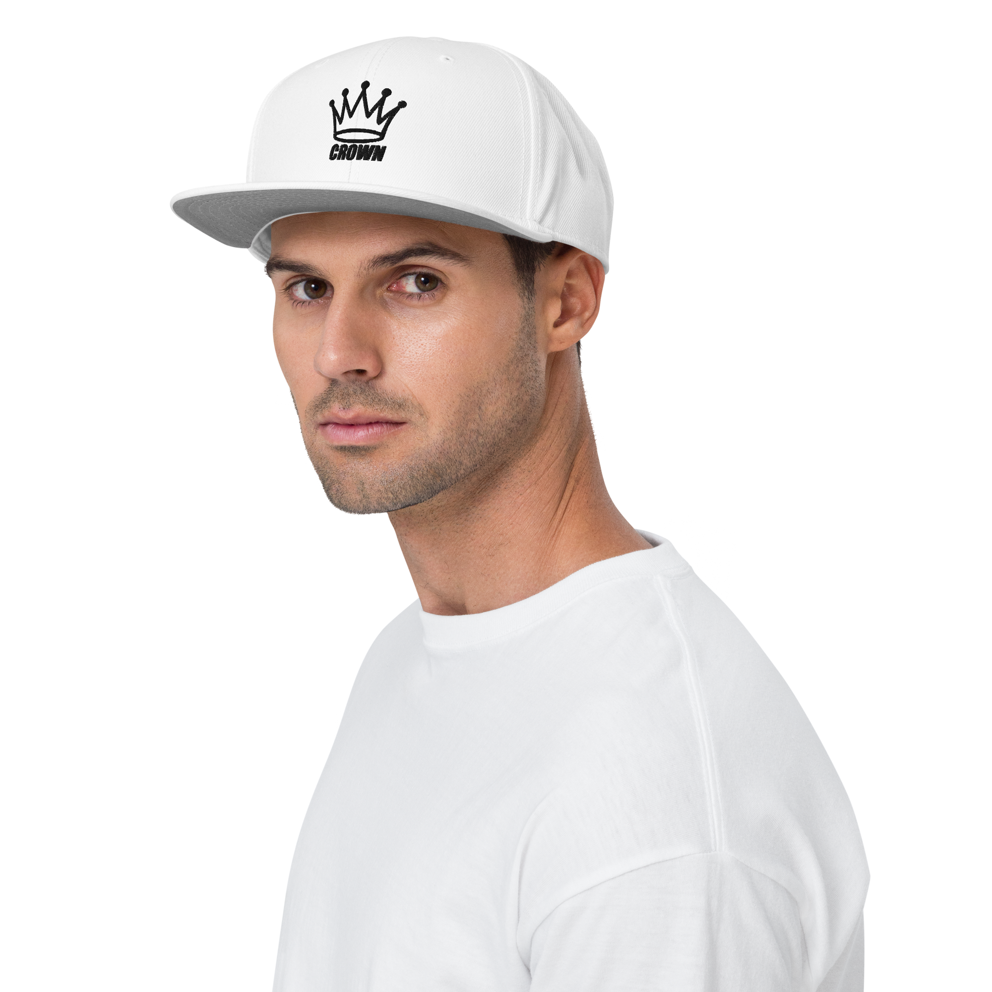 CROWN PICKLEBALL - Corona Snap-back Hat (White)